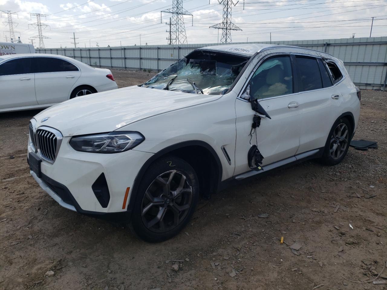 2022 BMW X3 XDRIVE30I VIN:5UX53DP04N9J41486