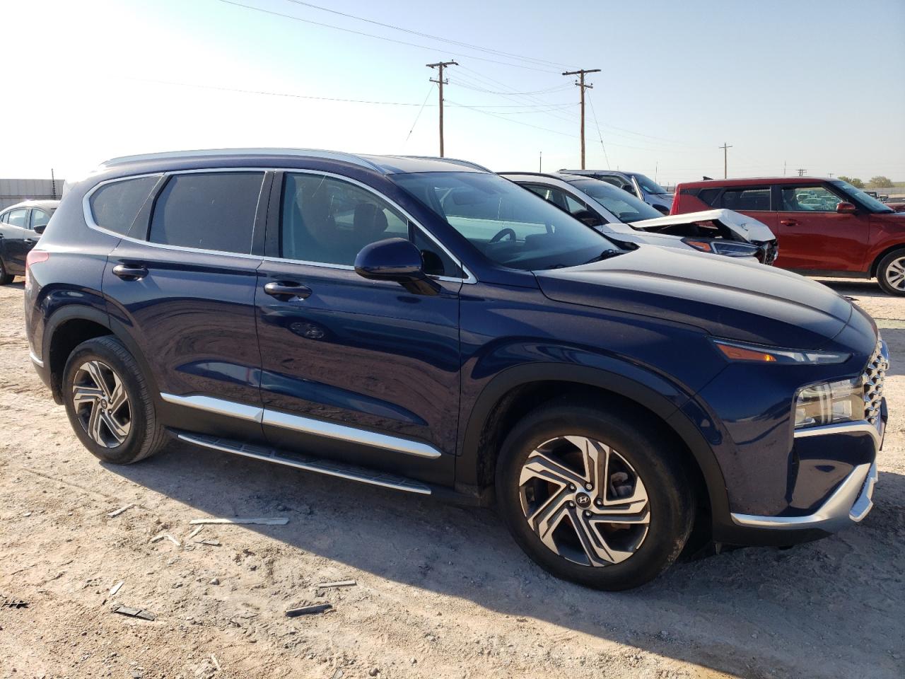 2022 HYUNDAI SANTA FE SEL VIN:5NMS24AJ7NH431881