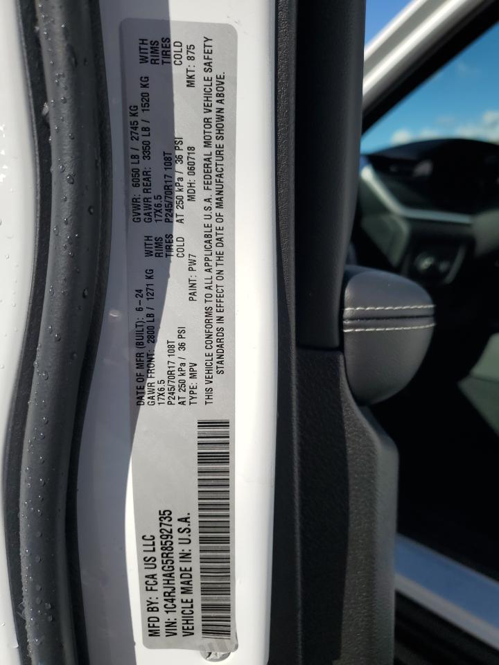 2024 JEEP GRAND CHEROKEE LAREDO VIN:1C4RJHAG5R8592735