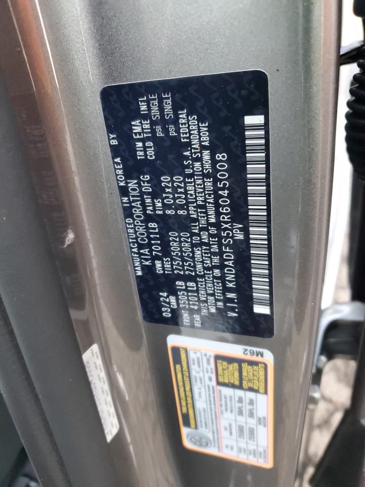 2024 KIA EV9 LAND VIN:KNDADFS5XR6045008