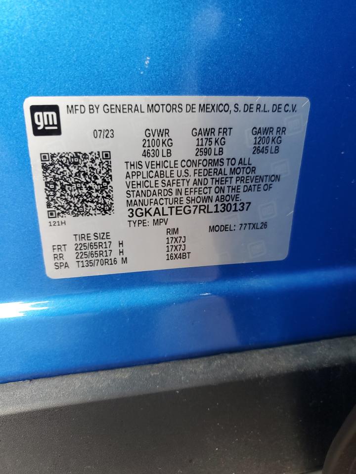 2024 GMC TERRAIN SLE VIN:3GKALTEG7RL130137