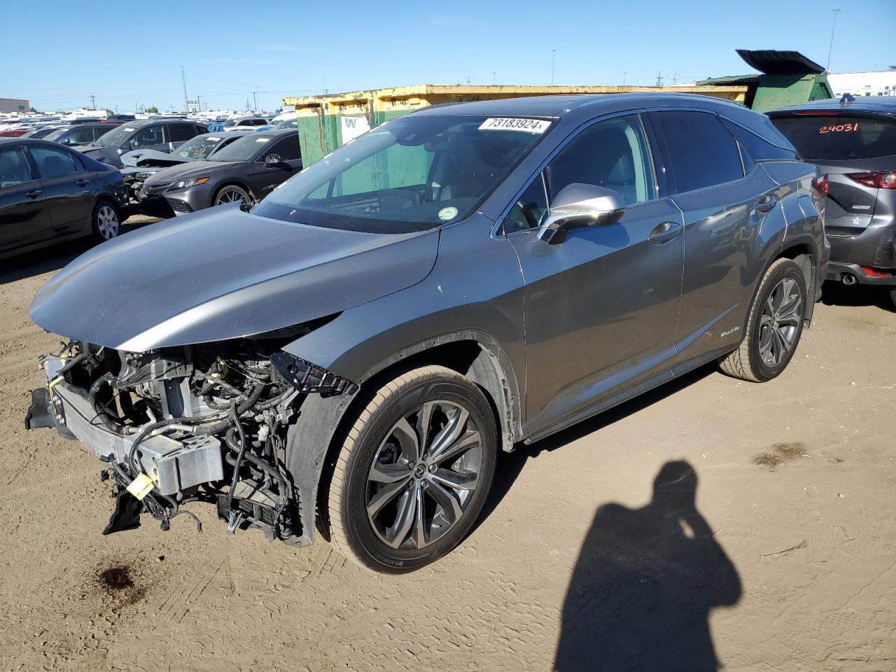 2022 LEXUS RX 450H VIN:2T2HGMDA6NC081393