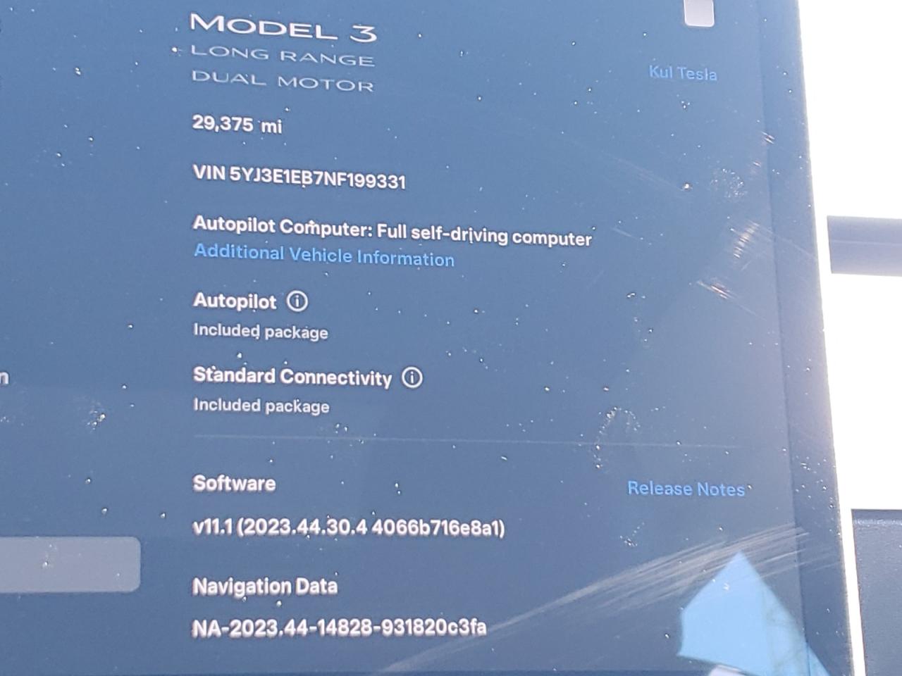 2022 TESLA MODEL 3  VIN:5YJ3E1EB7NF199331