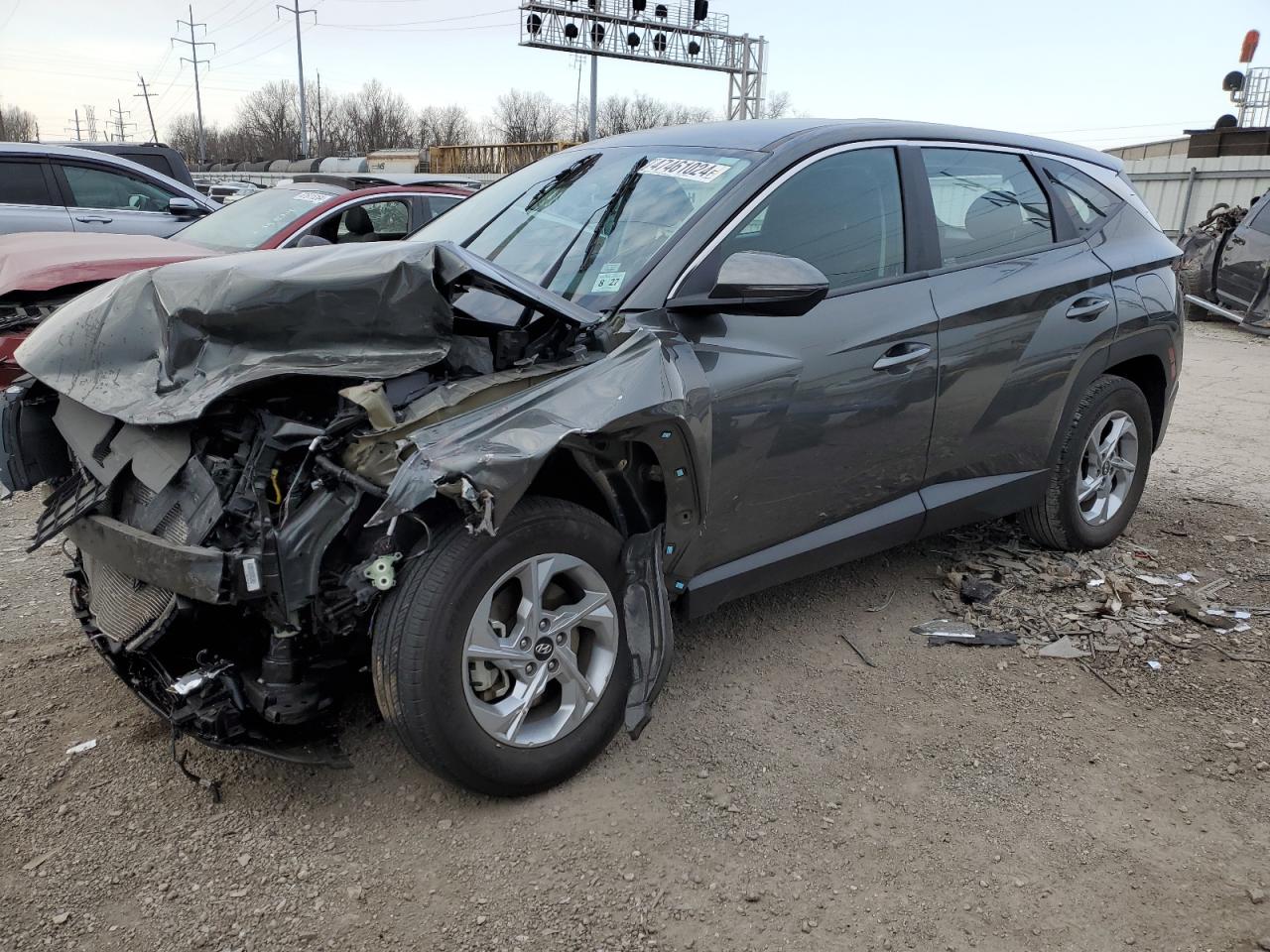 2022 HYUNDAI TUCSON SE VIN:5NMJACAE2NH145349