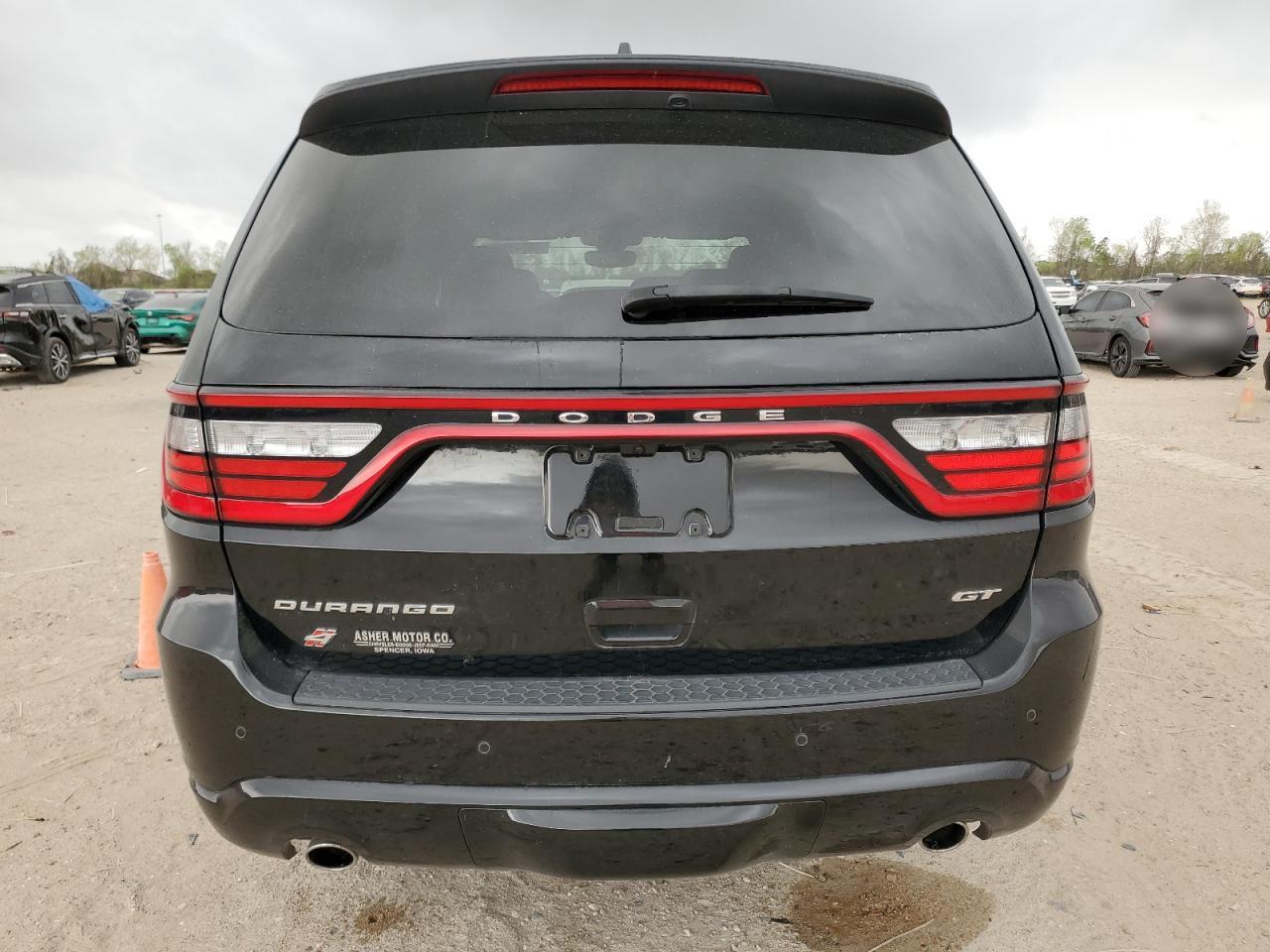 2022 DODGE DURANGO GT VIN:1C4RDJDGXNC188718