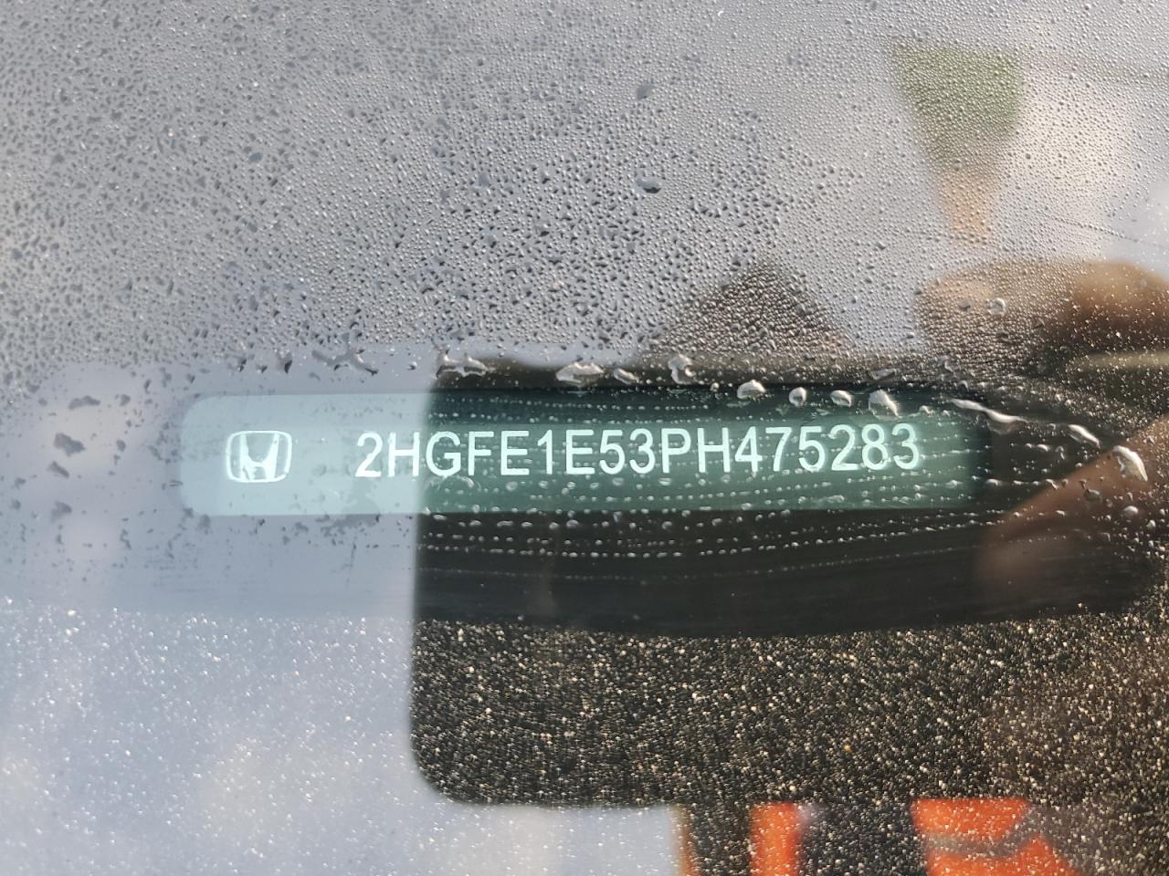 2023 HONDA CIVIC SI VIN:2HGFE1E53PH475283