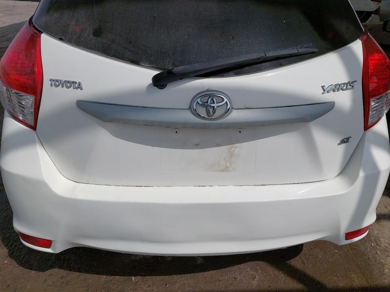 2016 TOYOTA YARIS VIN:MR2KW9F34G1******
