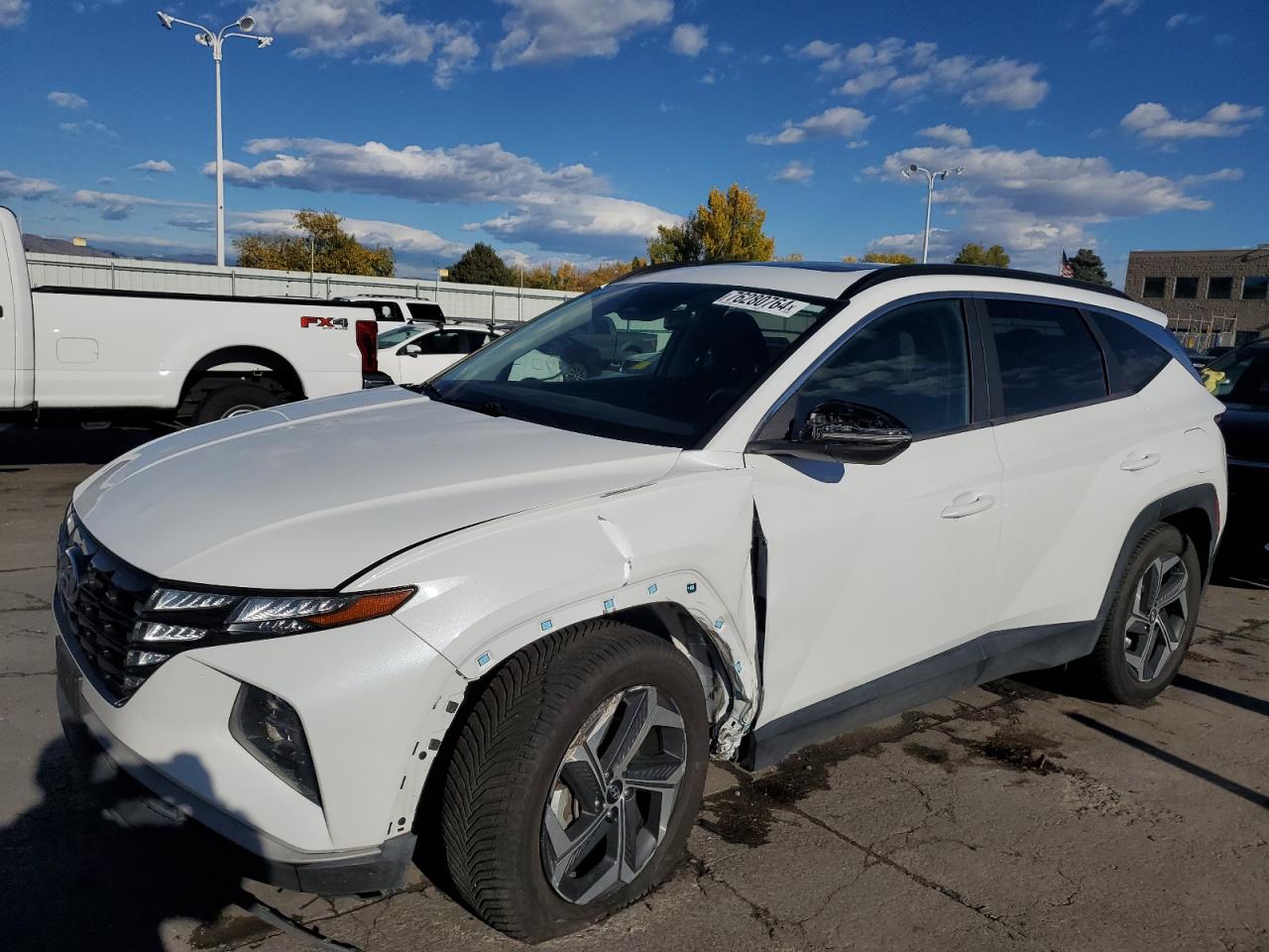 2022 HYUNDAI TUCSON SEL VIN:5NMJFCAE8NH033348