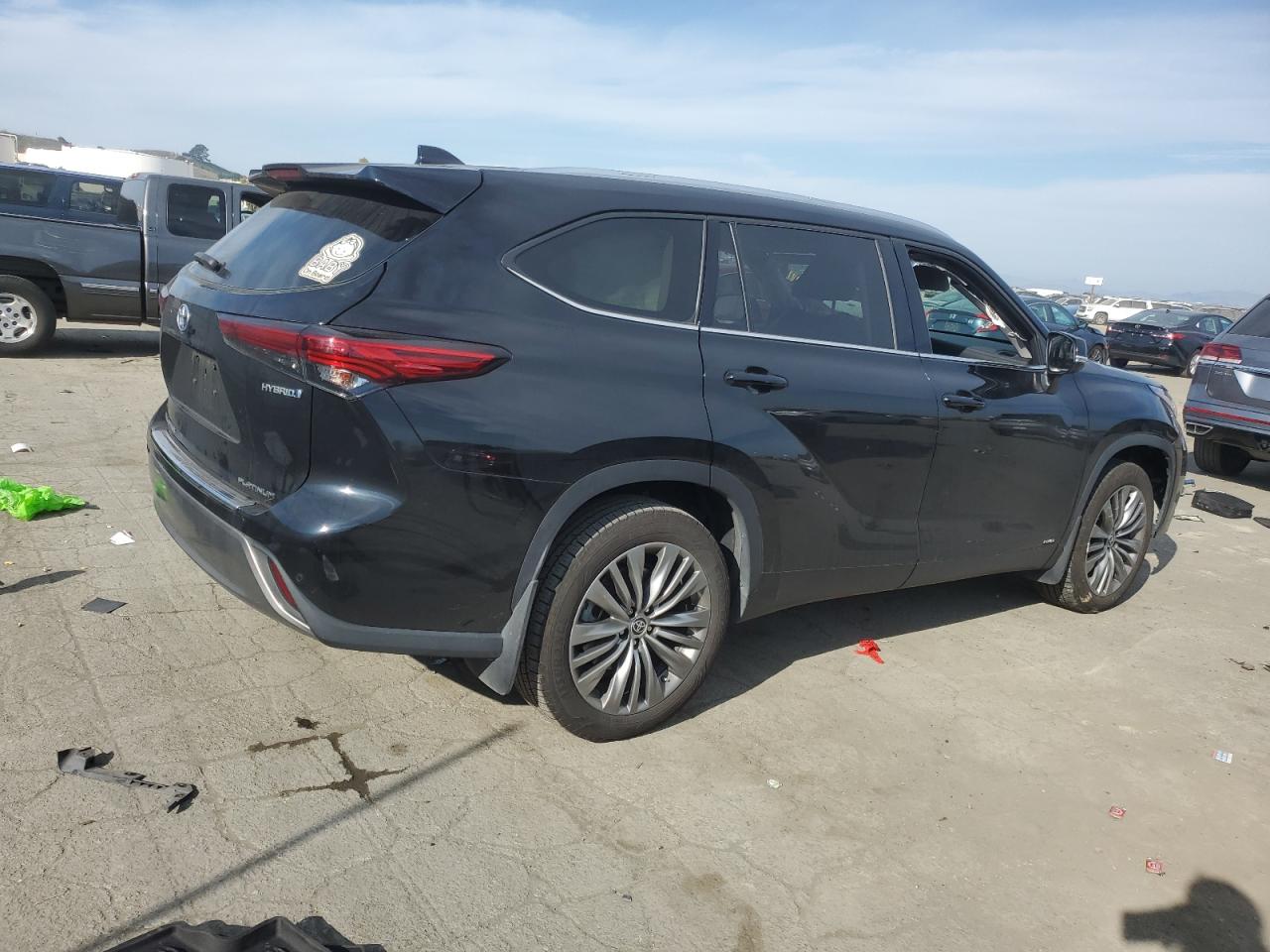 2022 TOYOTA HIGHLANDER HYBRID PLATINUM VIN:5TDEBRCH2NS075728
