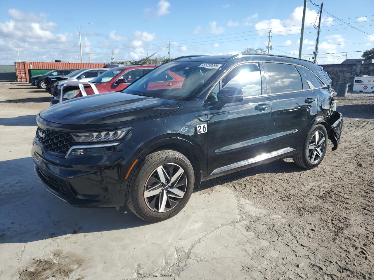 2022 KIA SORENTO S VIN:5XYRL4LC2NG079569