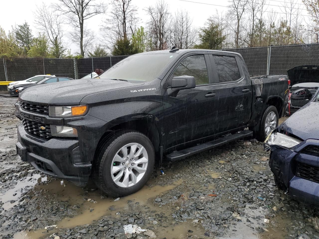 2022 CHEVROLET SILVERADO LTD K1500 CUSTOM VIN:3GCPYBEK6NG138495