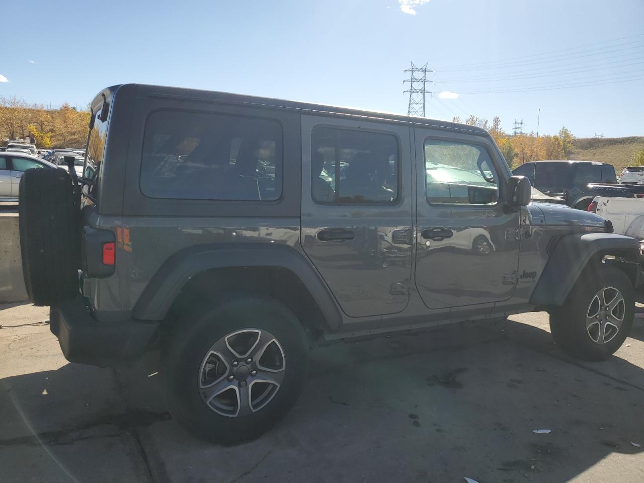 2022 JEEP WRANGLER UNLIMITED SPORT VIN:1C4HJXDG3NW165125