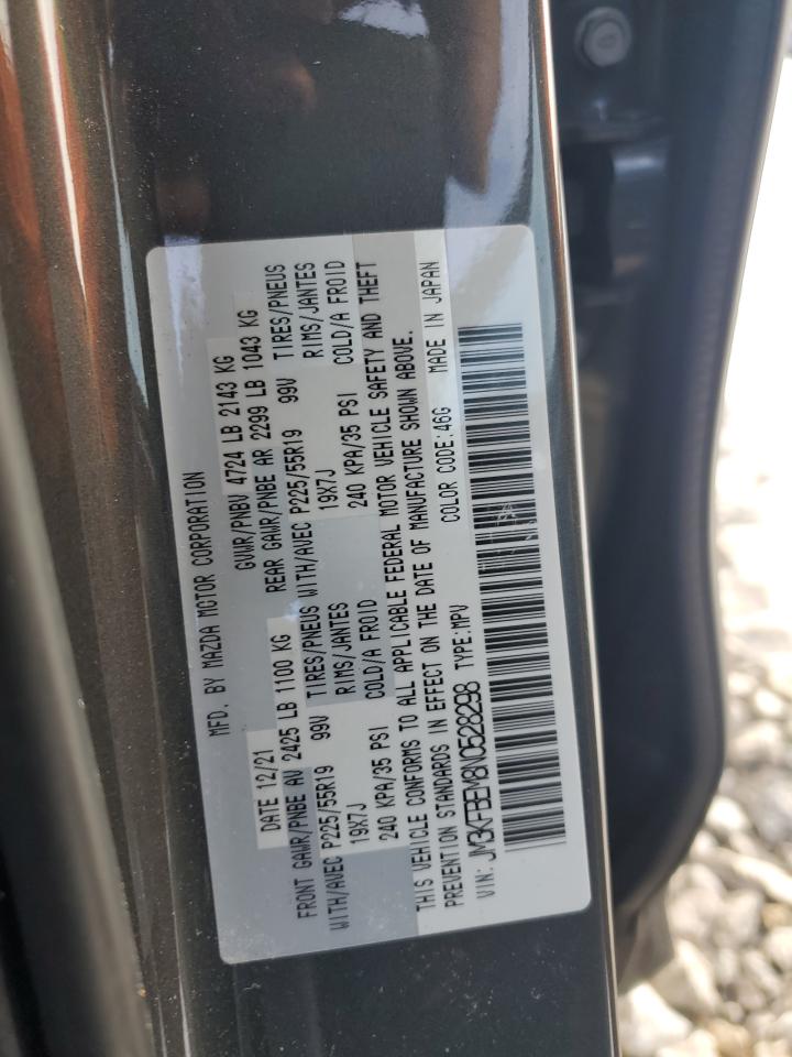 2022 MAZDA CX-5 PREMIUM PLUS VIN:JM3KFBEM8N0528298