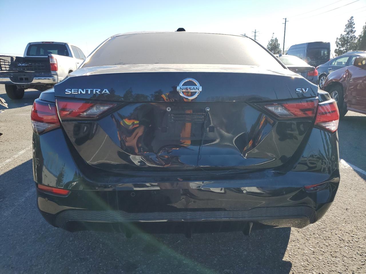 2022 NISSAN SENTRA SV VIN:3N1AB8CV6NY220490