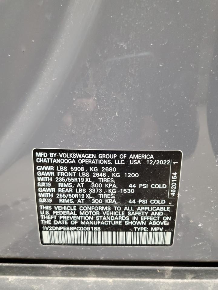 2023 VOLKSWAGEN ID.4 PRO VIN:1V2DNPE88PC009188