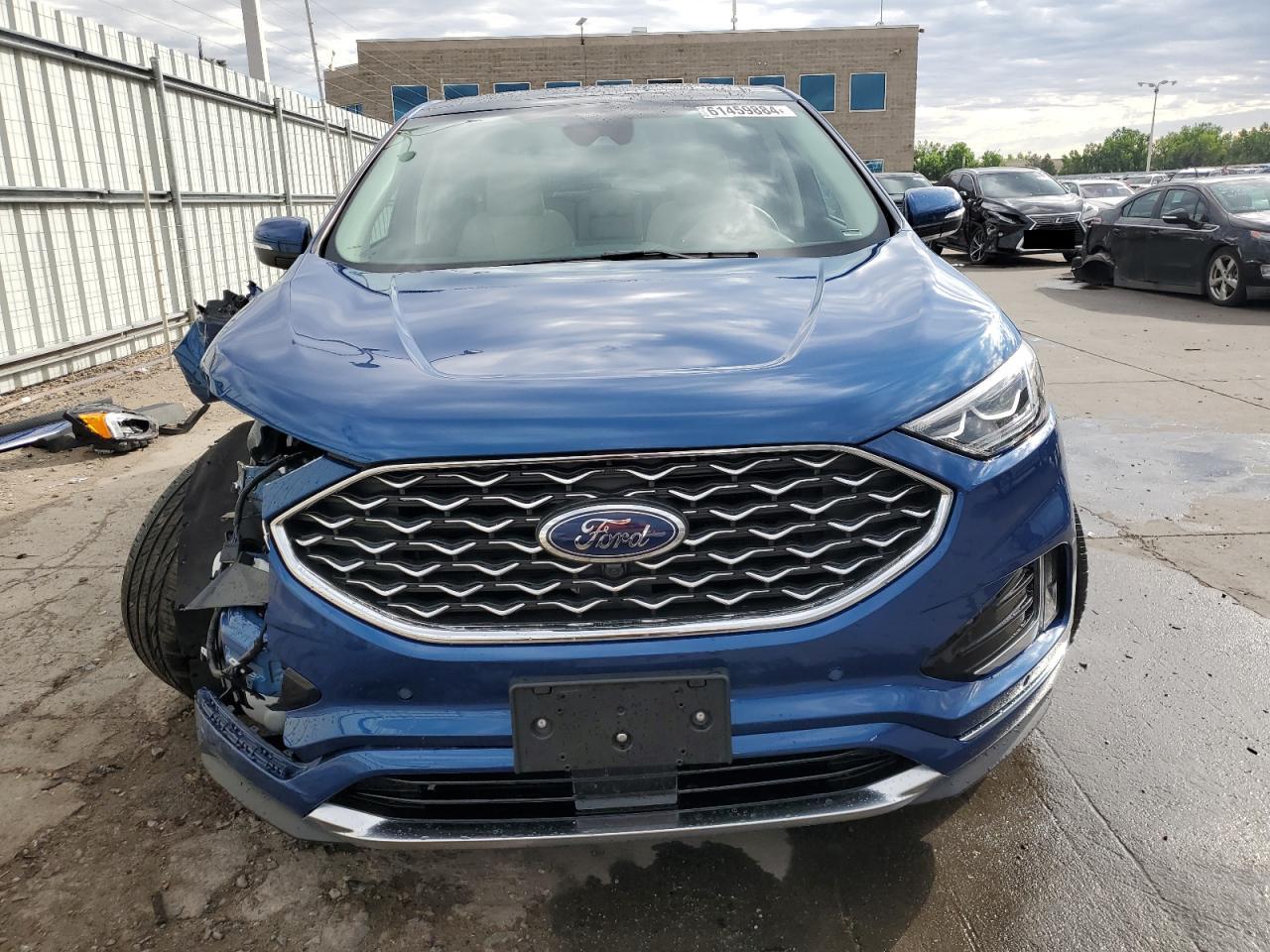 2022 FORD EDGE TITANIUM VIN:2FMPK4K98NBA00504