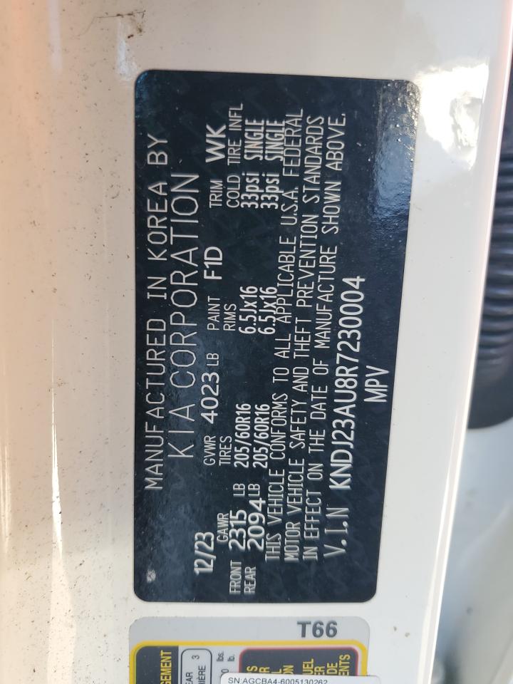 2024 KIA SOUL LX VIN:KNDJ23AU8R7230004