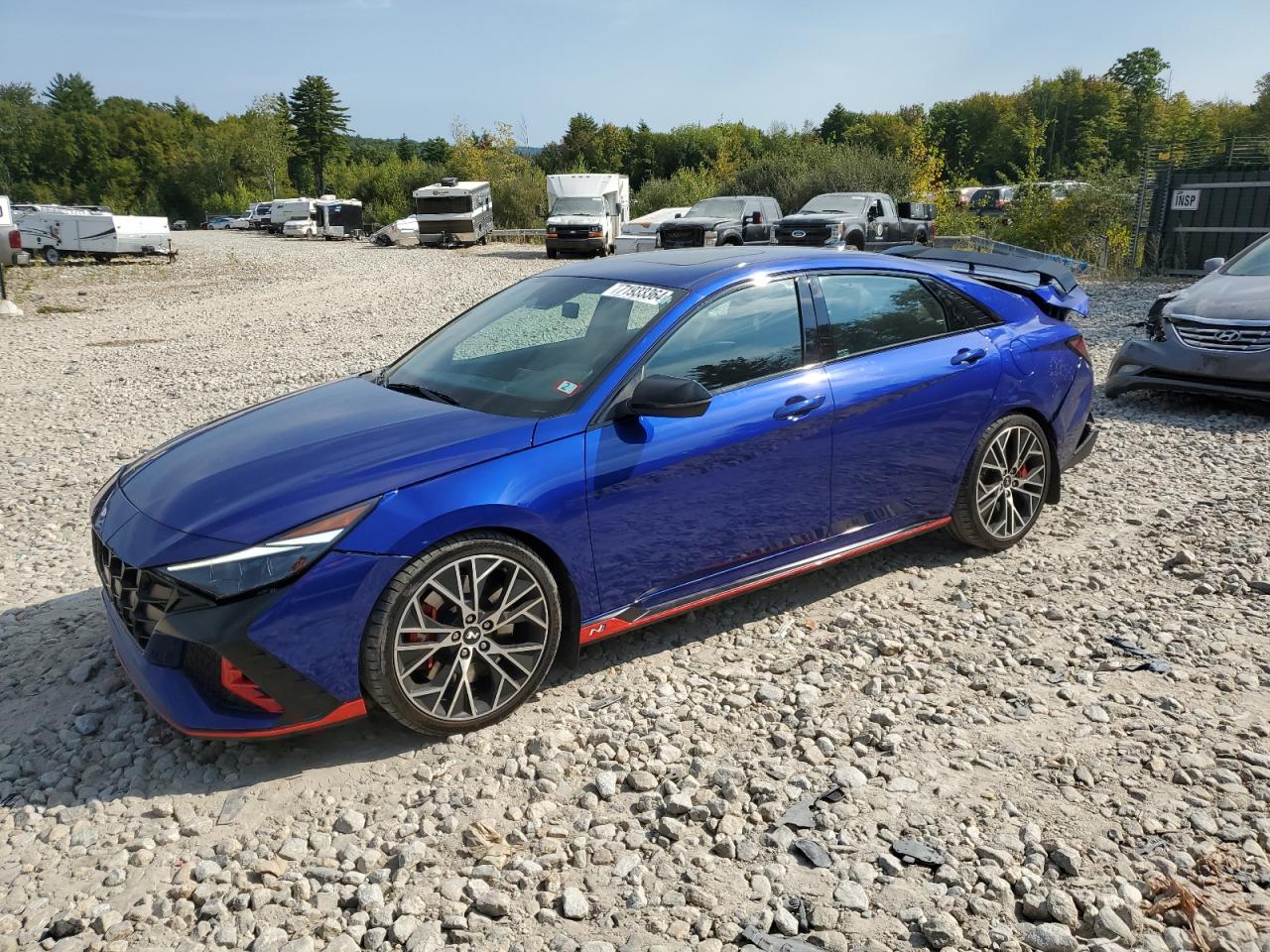 2022 HYUNDAI ELANTRA N  VIN:KMHLW4AK1NU002953