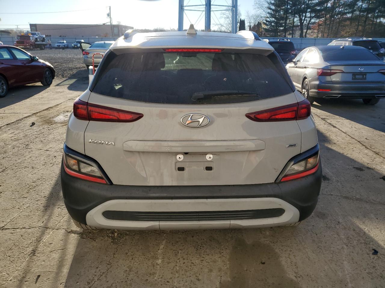 2022 HYUNDAI KONA SEL VIN:KM8K6CAB7NU774573