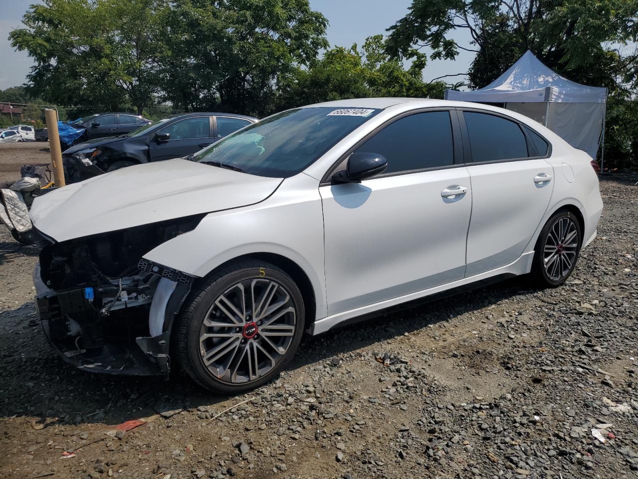 2022 KIA FORTE GT VIN:3KPF44AC6NE477111