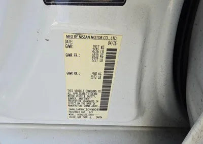 2017 Nissan Altima 1N4AL3AP9HC104608 VIN:1N4AL3AP9HC104608