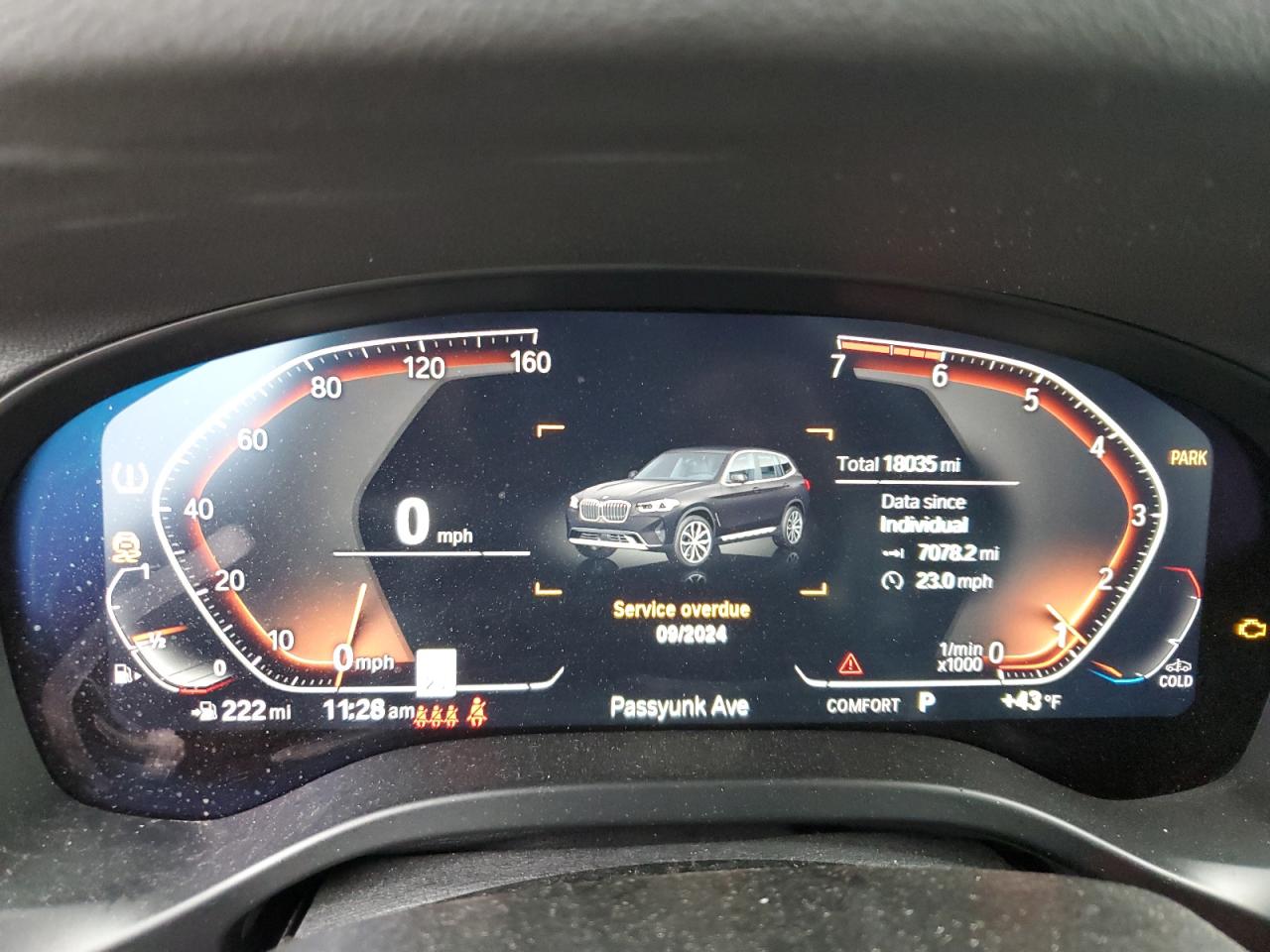 2023 BMW X3 XDRIVE30I VIN:5UX53DP06P9P09448