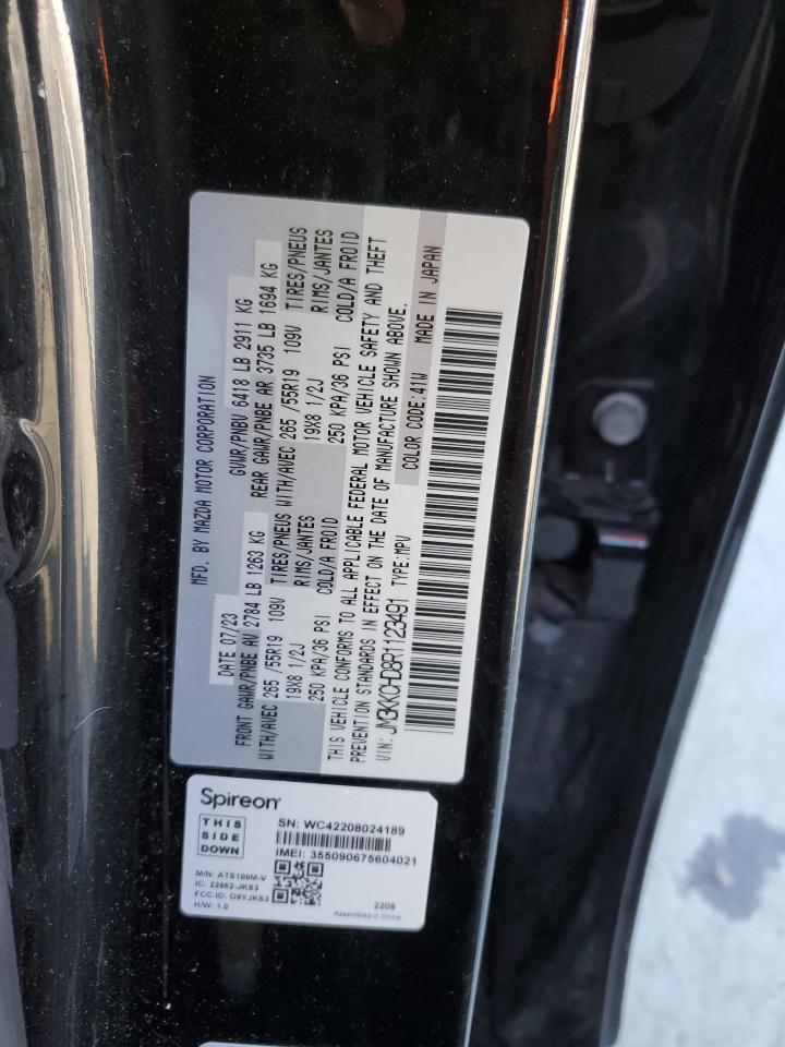 2024 MAZDA CX-90 PREFERRED PLUS VIN:JM3KKCHD8R1123491