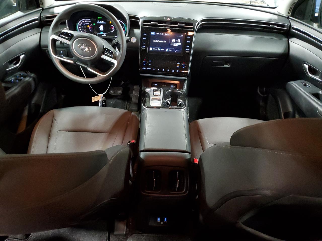 2022 HYUNDAI TUCSON BLUE VIN:KM8JBCA16NU044426
