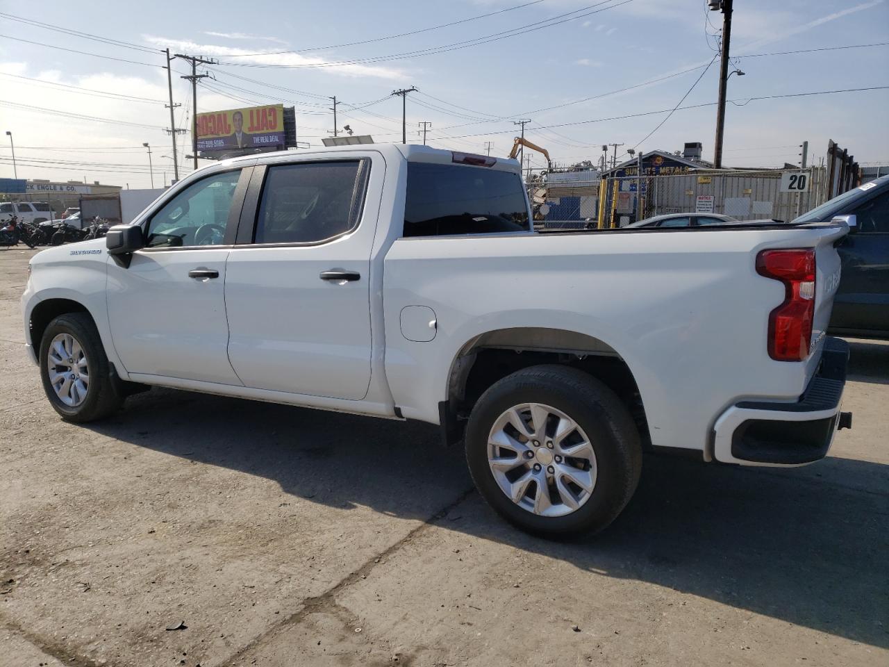 2022 CHEVROLET SILVERADO C1500 CUSTOM VIN:3GCPABEK4NG512591