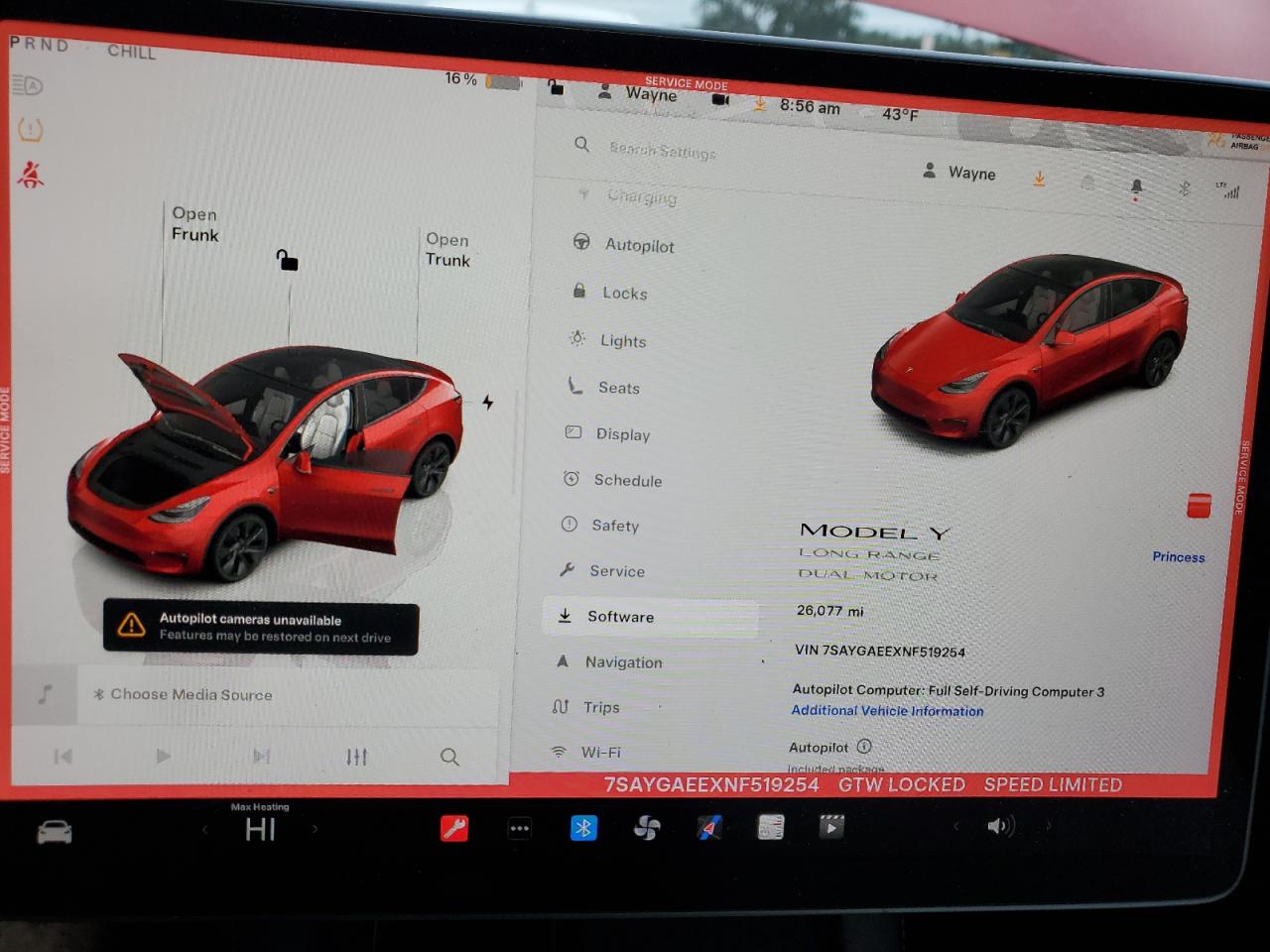 2022 TESLA MODEL Y  VIN:7SAYGAEEXNF519254