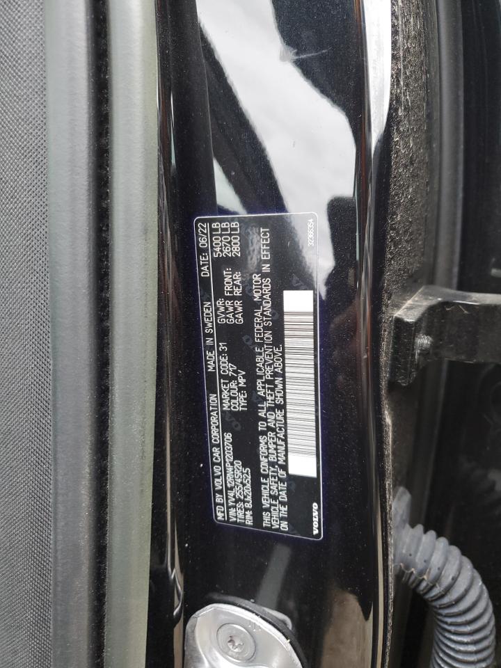 2023 VOLVO XC60 PLUS VIN:YV4L12RN4P1203706