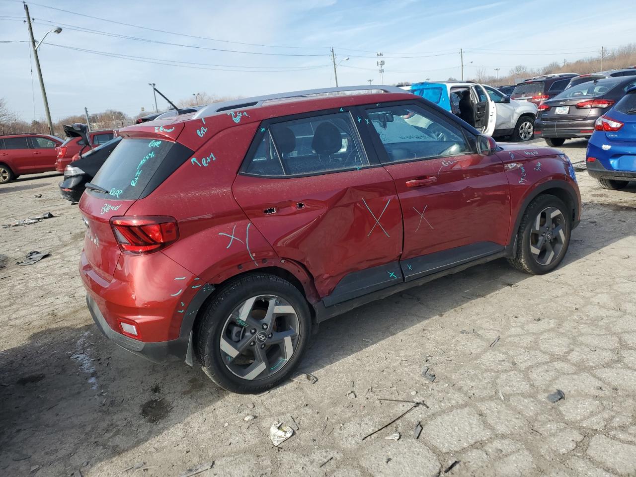 2024 HYUNDAI VENUE SEL VIN:KMHRC8A37RU331570