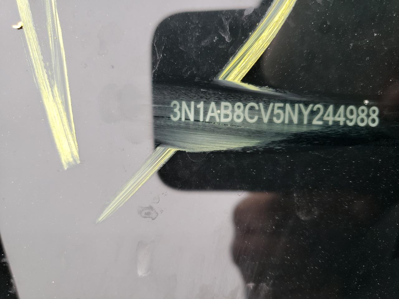 2022 NISSAN SENTRA SV VIN:3N1AB8CV5NY244988