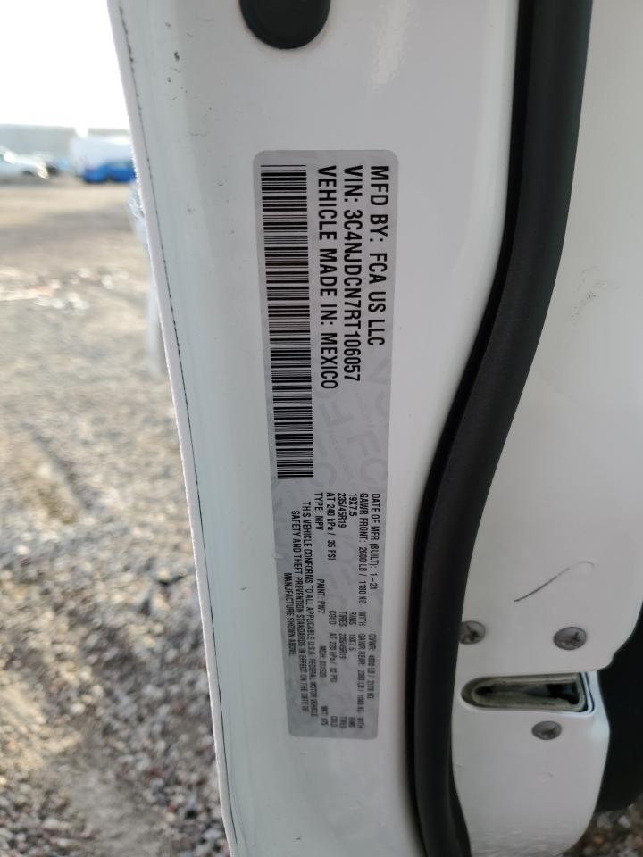 2024 JEEP COMPASS LIMITED VIN:3C4NJDCN7RT106057