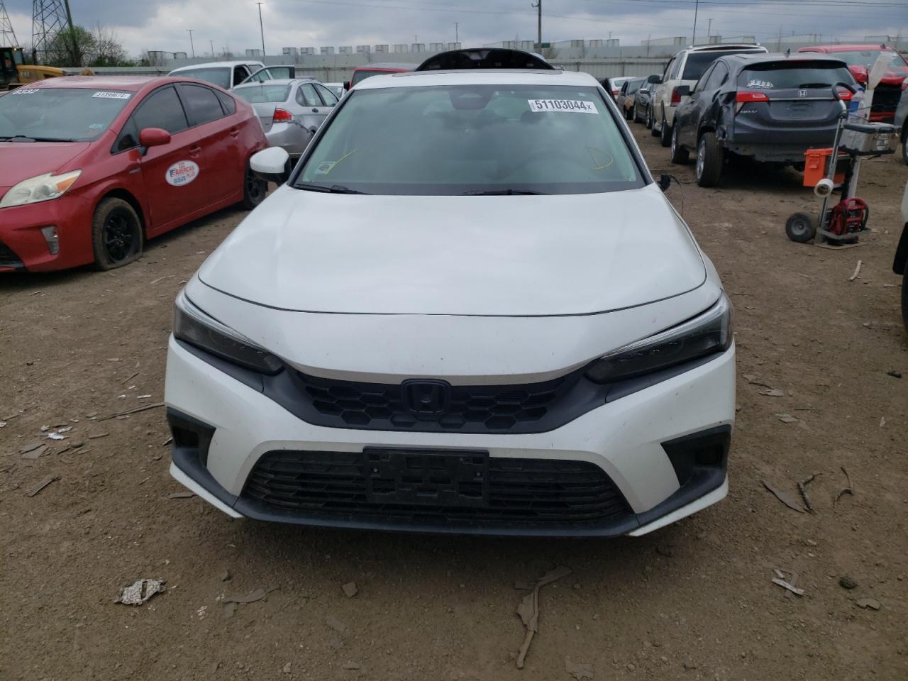 2022 HONDA CIVIC EXL VIN:19XFL1H72NE010729