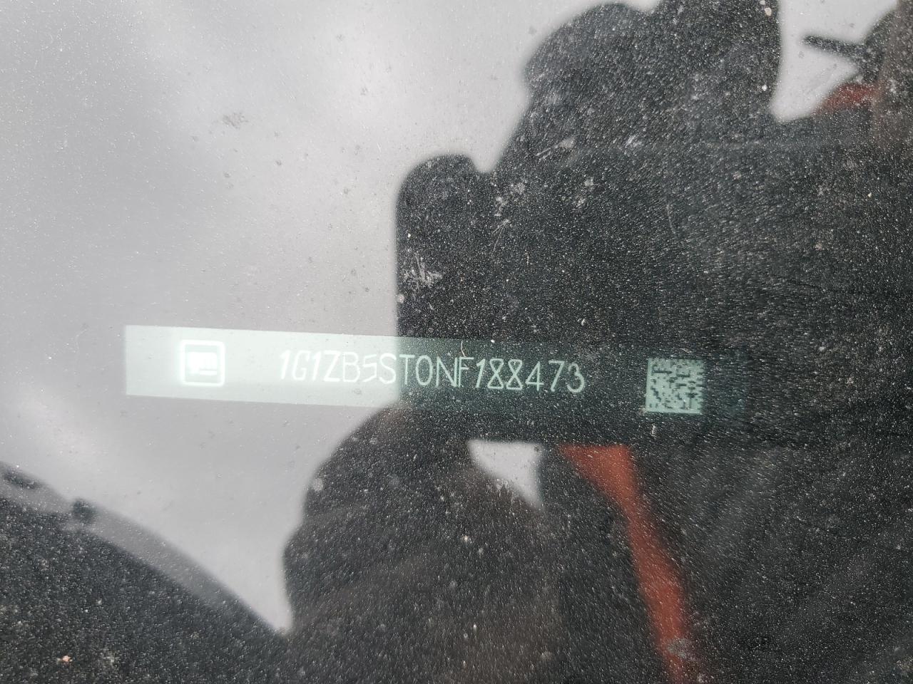 2022 CHEVROLET MALIBU LS VIN:1G1ZB5ST0NF188473