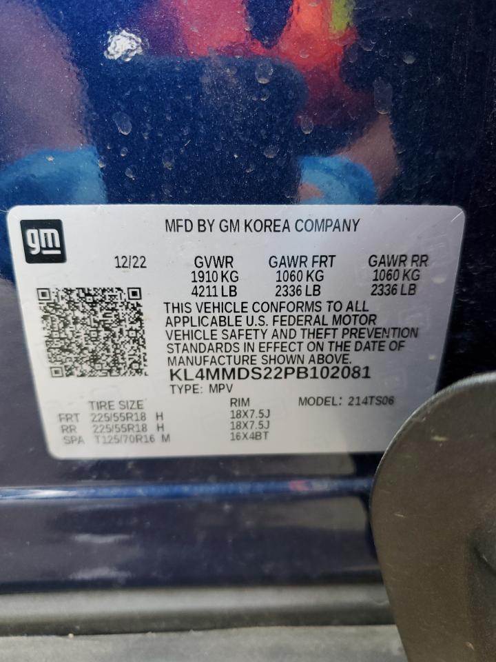 2023 BUICK ENCORE GX SELECT VIN:KL4MMDS22PB102081