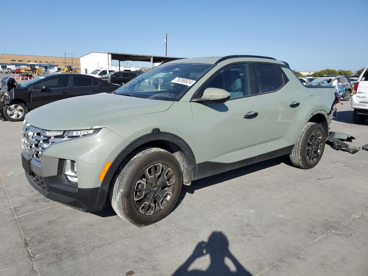 2022 HYUNDAI SANTA CRUZ SEL VIN:5NTJCDAE0NH039356