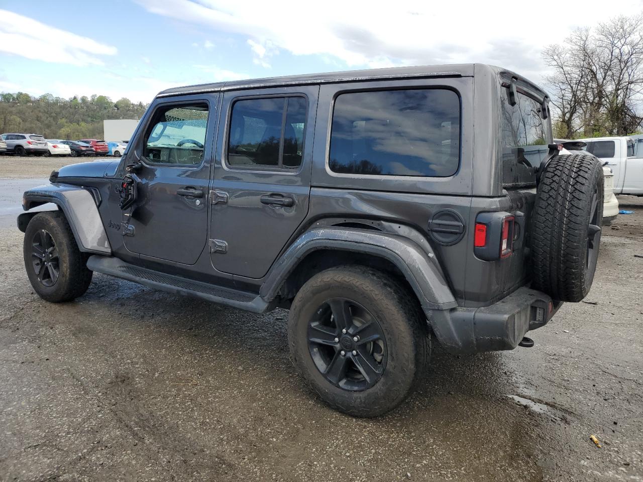 2022 JEEP WRANGLER UNLIMITED SAHARA VIN:1C4HJXEGXNW180977