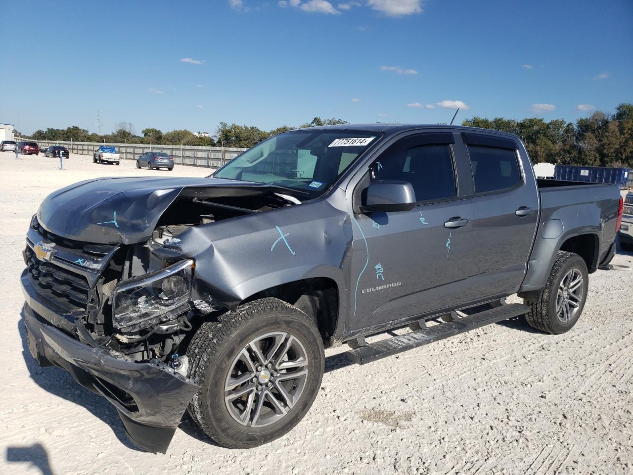 2022 CHEVROLET COLORADO  VIN:1GCGSBEN5N1209051