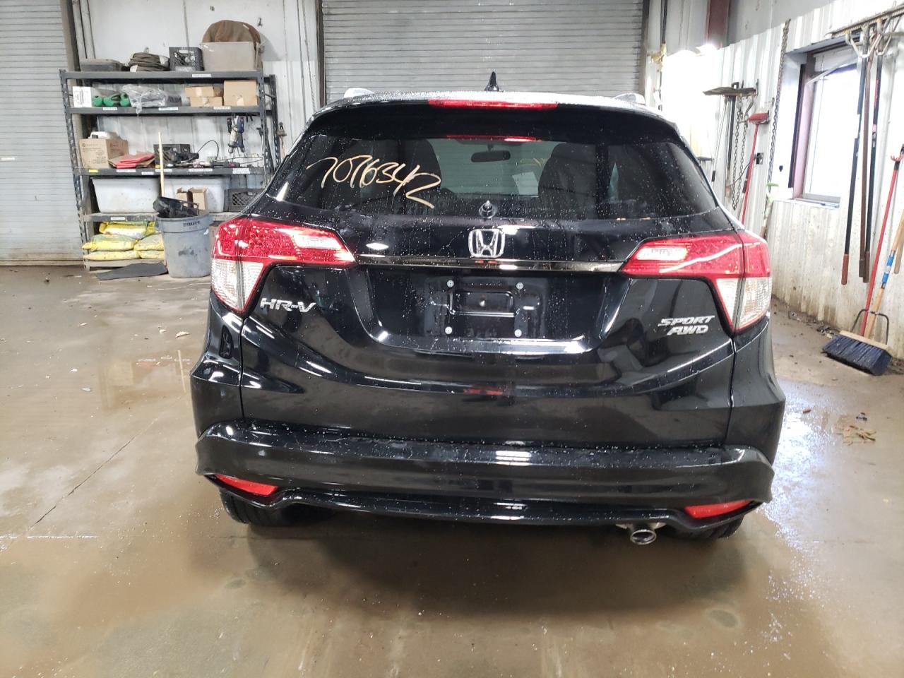 2022 HONDA HR-V SPORT VIN:3CZRU6H17NM765846