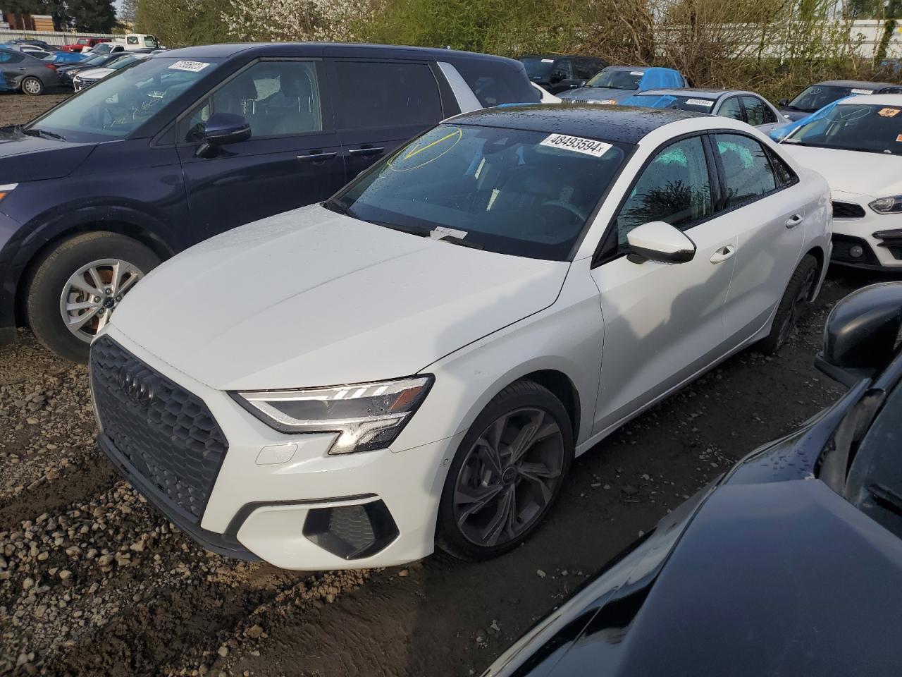 2023 AUDI A3 PREMIUM VIN:WAUGUDGY6PA143638