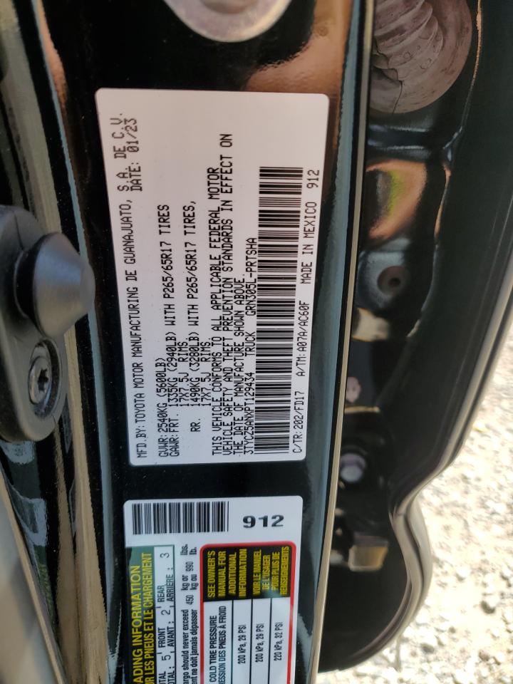 2023 TOYOTA TACOMA DOUBLE CAB VIN:3TYCZ5ANXPT129434