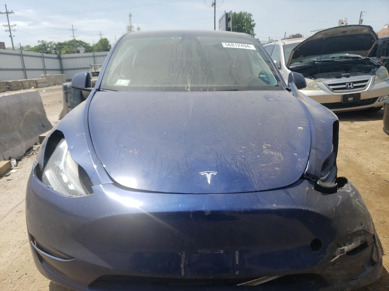 2022 TESLA MODEL Y  VIN:7SAYGDEE0NF308078