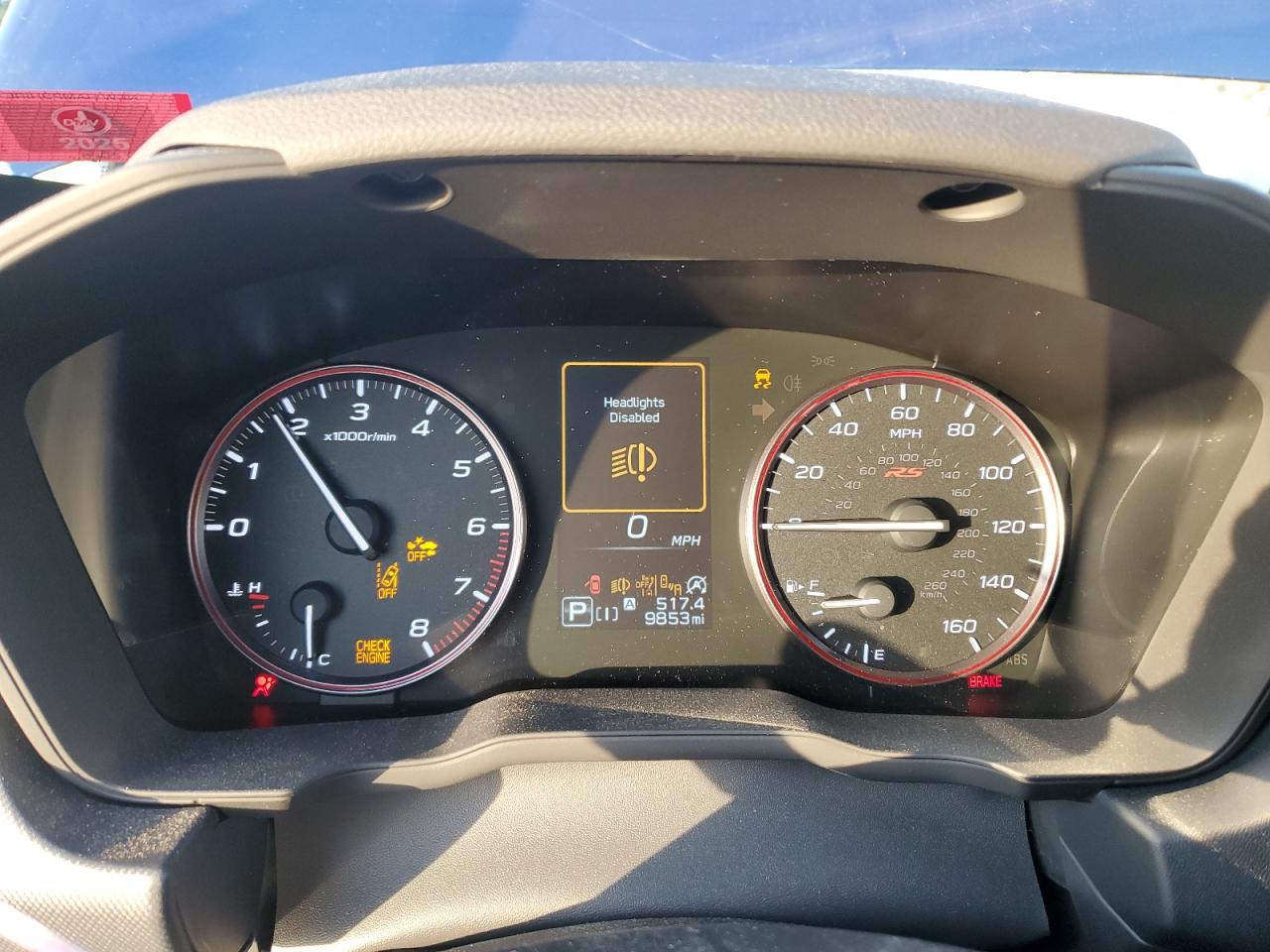 2024 SUBARU IMPREZA RS VIN:JF1GUHJC0R8340375