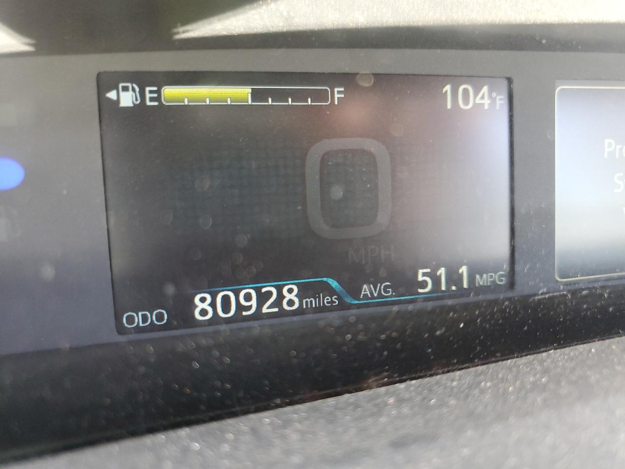 2022 TOYOTA PRIUS NIGHT SHADE VIN:JTDKAMFU5N3163739
