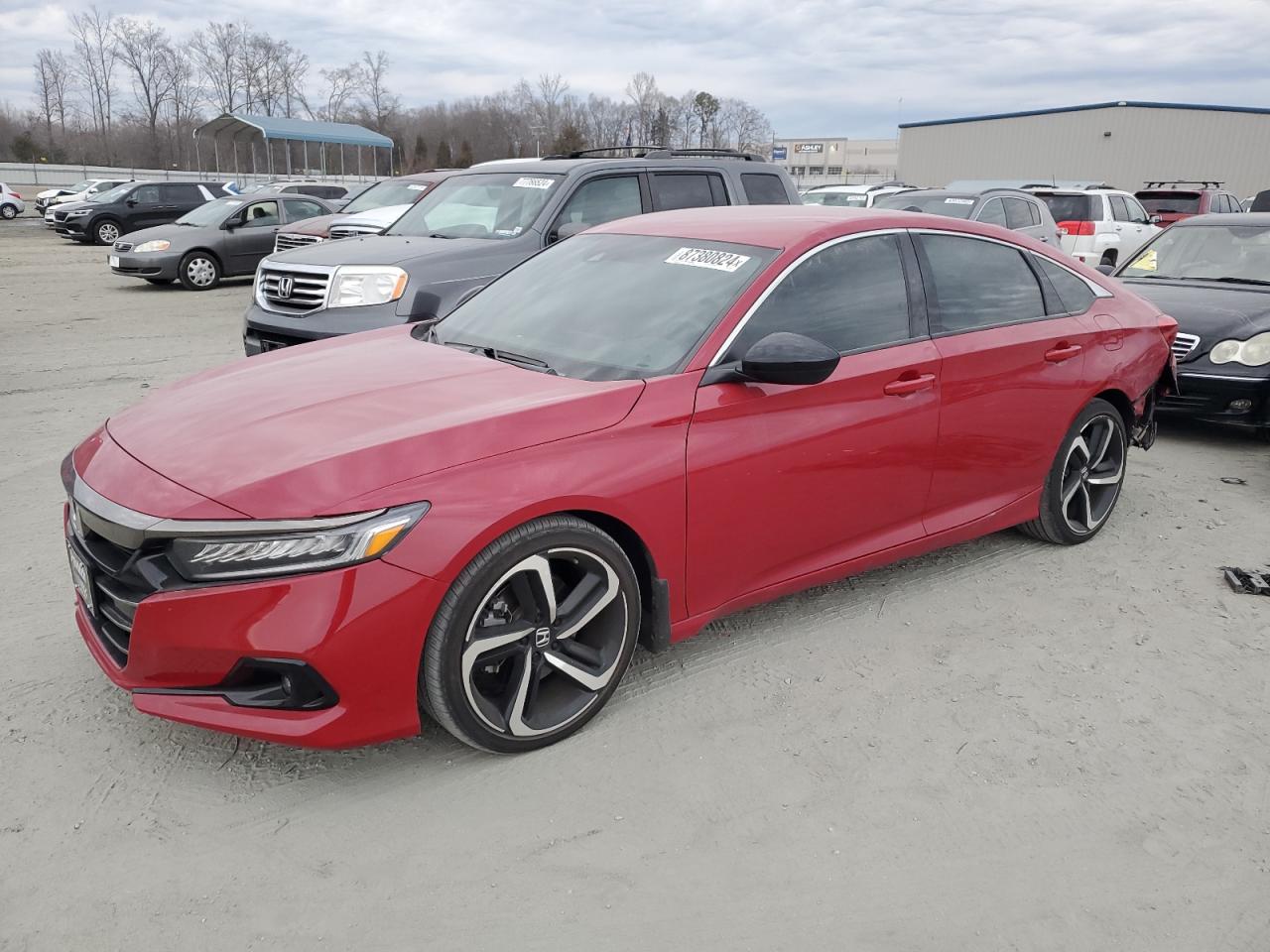 2022 HONDA ACCORD SPORT VIN:1HGCV1F39NA058245