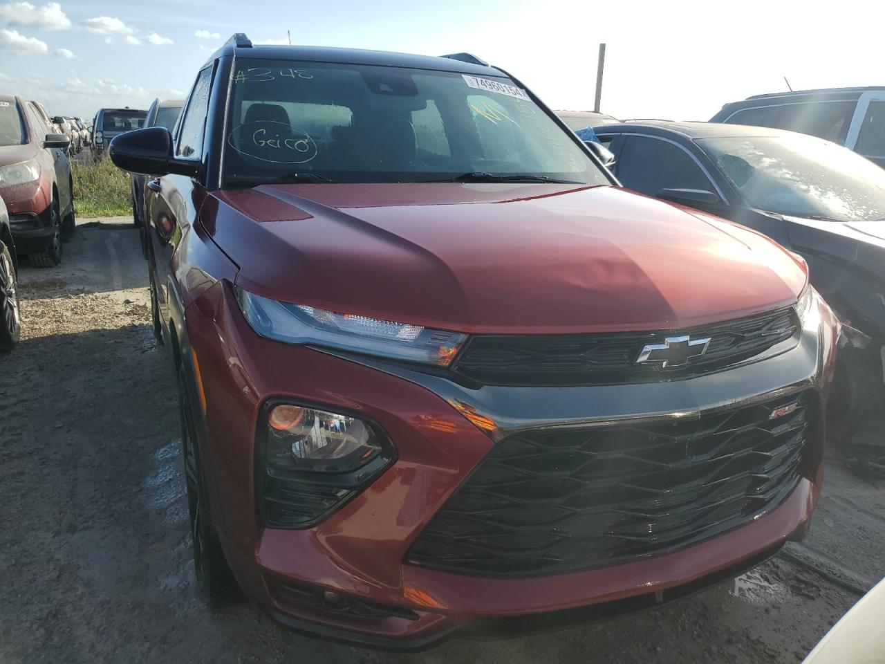 2022 CHEVROLET TRAILBLAZER RS VIN:KL79MTSL5NB114105