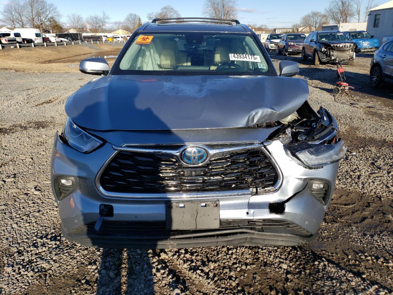 2022 TOYOTA HIGHLANDER HYBRID LIMITED VIN:5TDXBRCH0NS085344