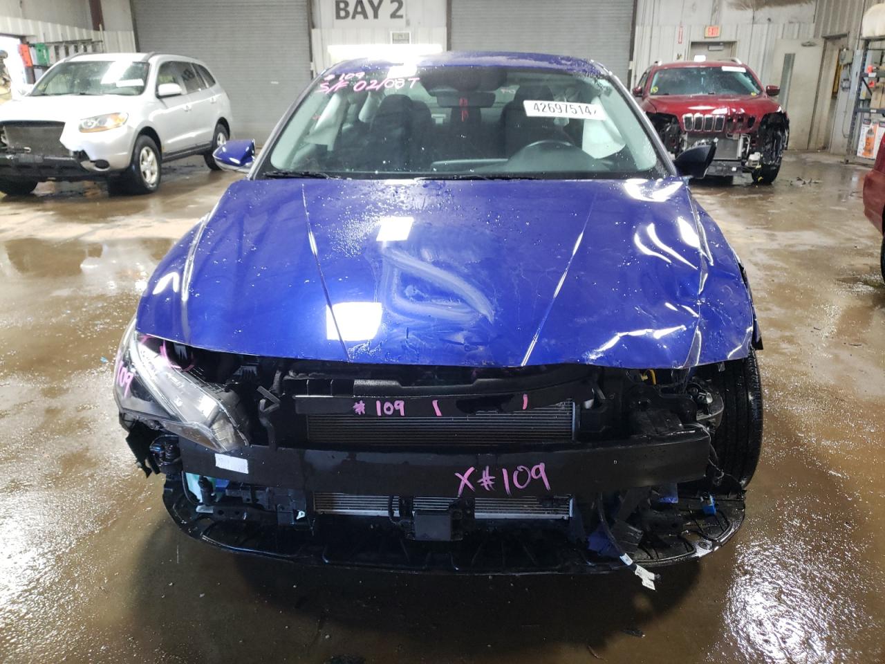 2022 HYUNDAI ELANTRA SEL VIN:5NPLS4AG4NH086143